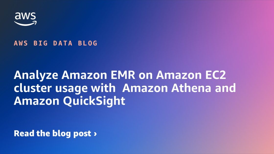 分析 Amazon EC2 集群上 Am